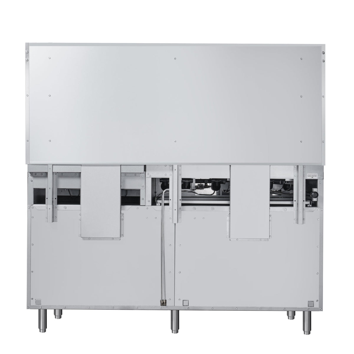 KoolMore 60 in. 6-Burner Commercial Natural Gas Range with 24 in. Griddle in Stainless Steel