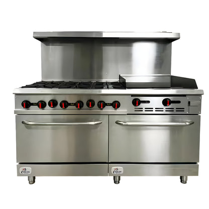 SteelFlame ProLine 6-Burner Range with Griddle