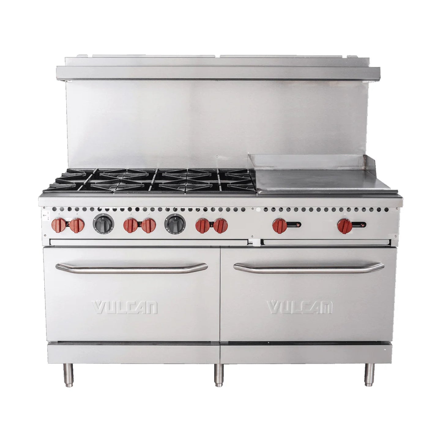 VulcanCore Elite 8-Burner Range with Griddle