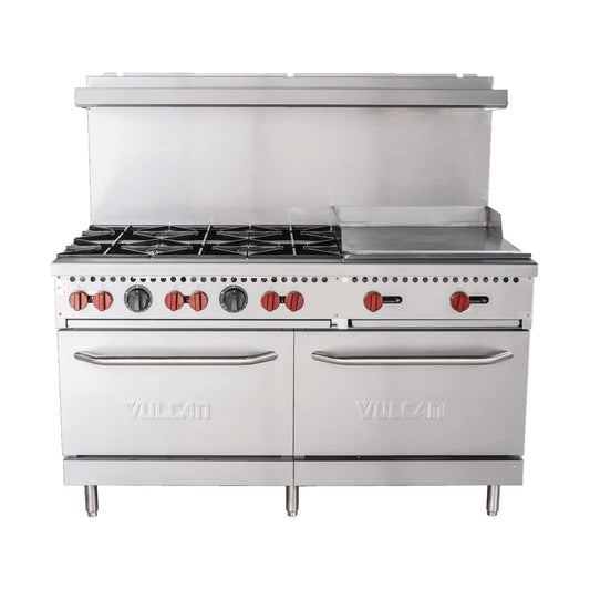VulcanCore Elite 8-Burner Range with Griddle