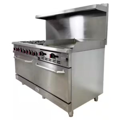 SteelFlame ProLine 6-Burner Range with Griddle